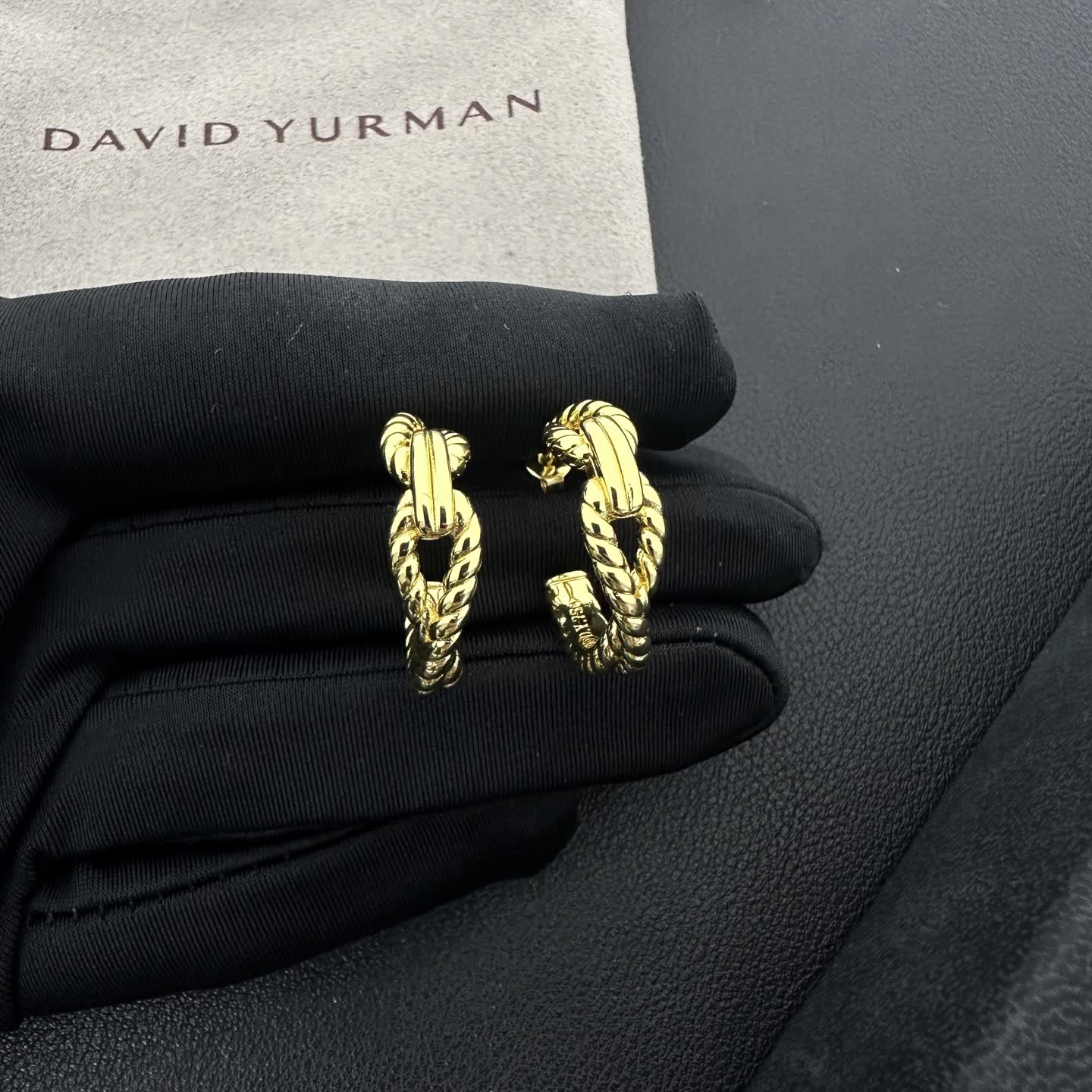 David Yurman Cable Collectibles Hoop Earrings